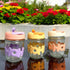 Personalised Hoho Printed Glass Tumbler with Lid and Straw - 450ml